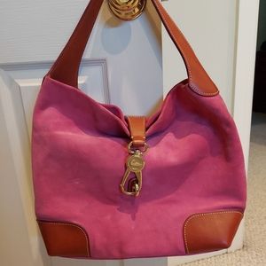 Dooney and Bourke Pink leather Suede